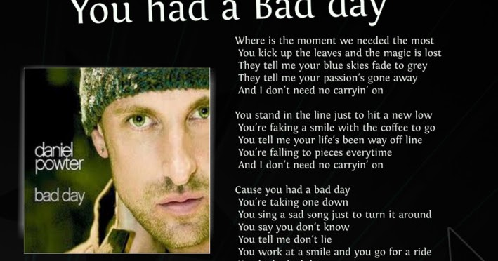 daniel powter bad day mp3 download stafaband